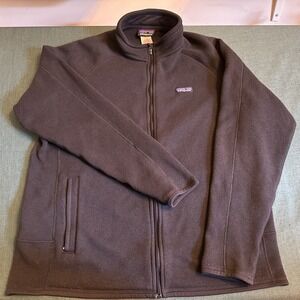 Patagonia Jacket Men's Large Micro Fleece Lined Full Zip Long Sleeve Outdoor